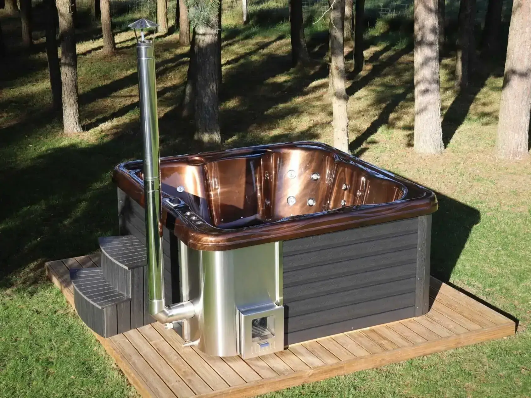 pool winterization and cover setup near the Bow River Pathway in Cranston